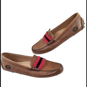 Smathers and Branson University of Georgia Surcingle Driving Shoes Size 11.5